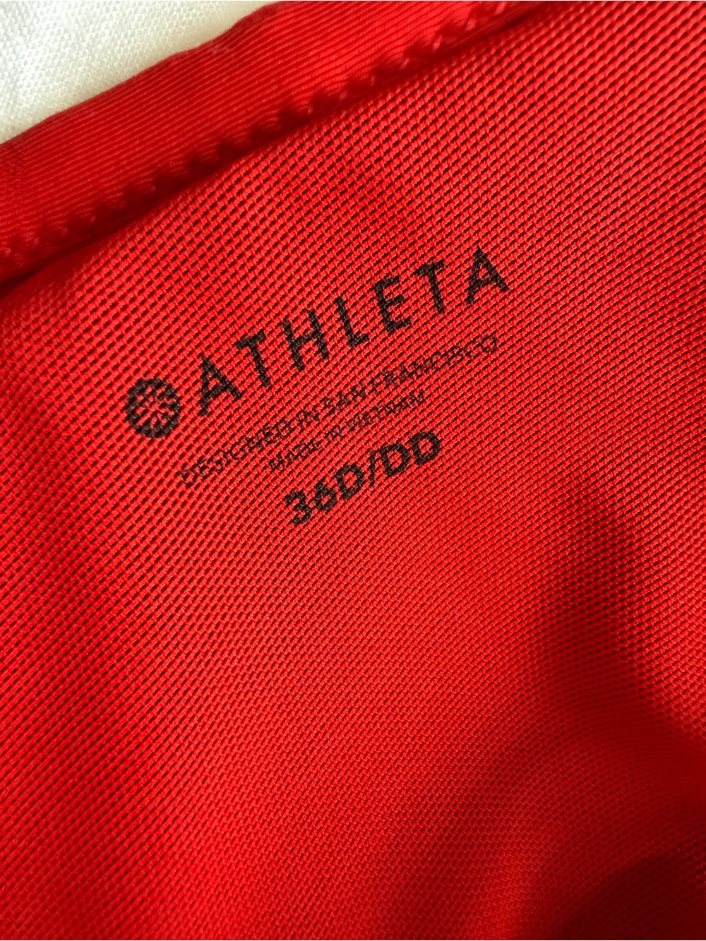 Athleta Red Twist-Front Bralette - Picture 5 of 5